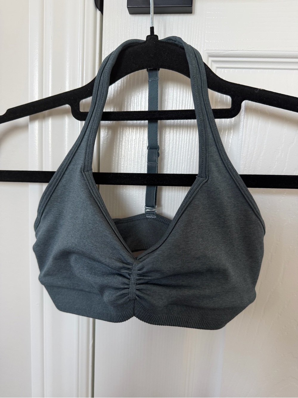 BuffBunny halter seamless sports bra (no filter)